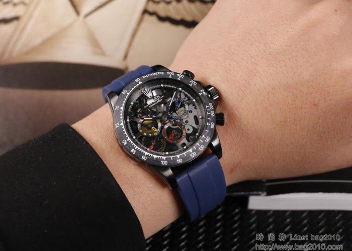 ROLEX勞力士 迪通拿Rolex Daytona 第一款碳纖維縷空機械 夜光功能 男士腕表  wssb4846